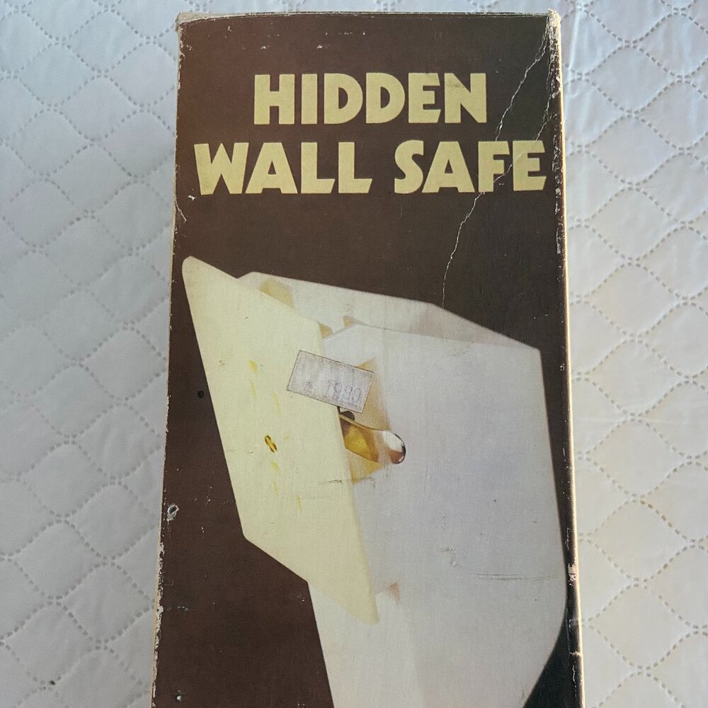 Vintage Hidden Wall Safe (7"H x 2 1/2"W x 2"D) looks like an old outlet